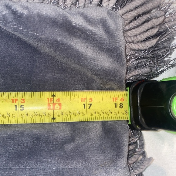 Celebrity Home Decorative Shimmer Shag Throw Pillow covers in gray qty 2 - Picture 6 of 6